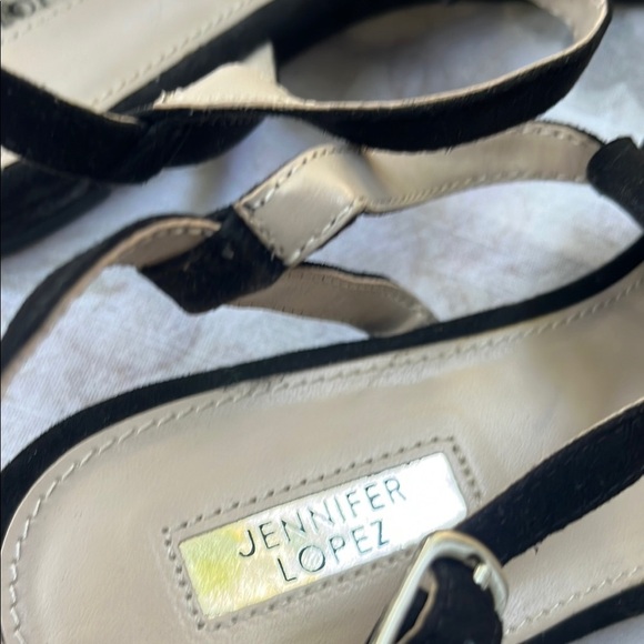 Jennifer Lopez Black Strappy Sandals - Picture 2 of 11